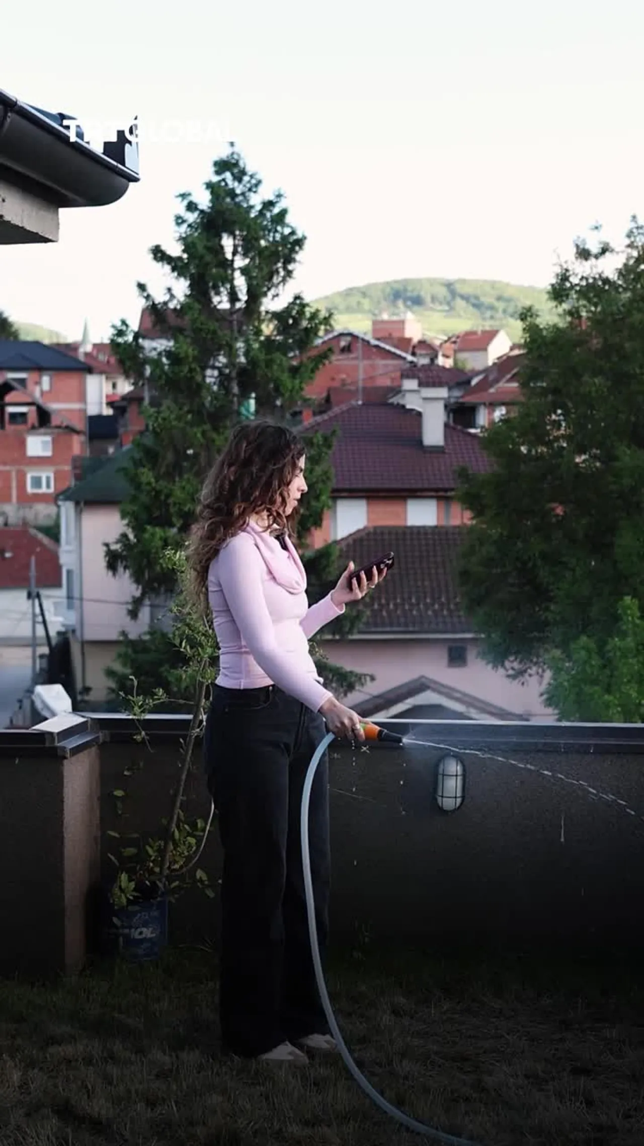 Bašta na krovu kuće